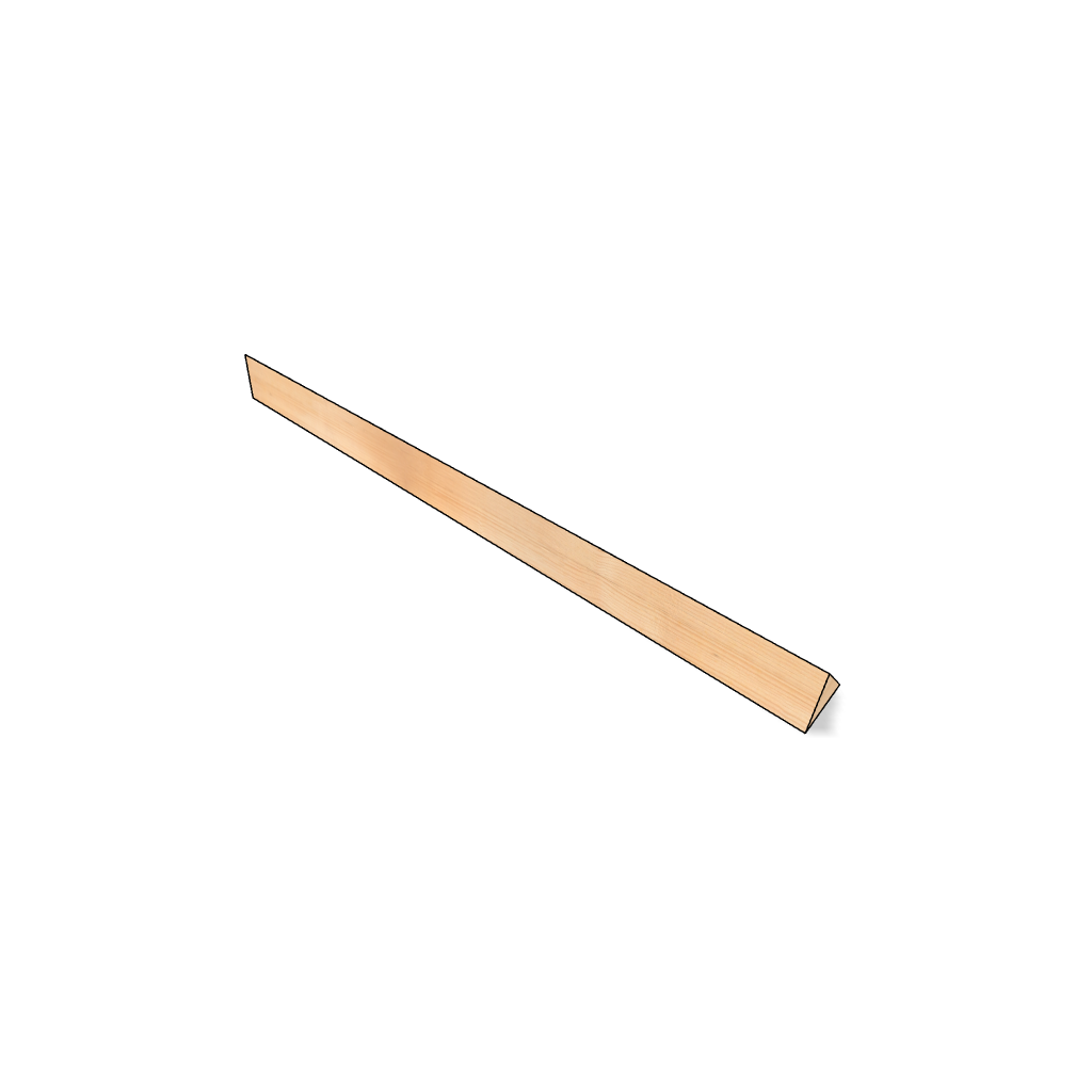 Holzkeil 1200 x 100 x 100 [mm] (Typ 1)